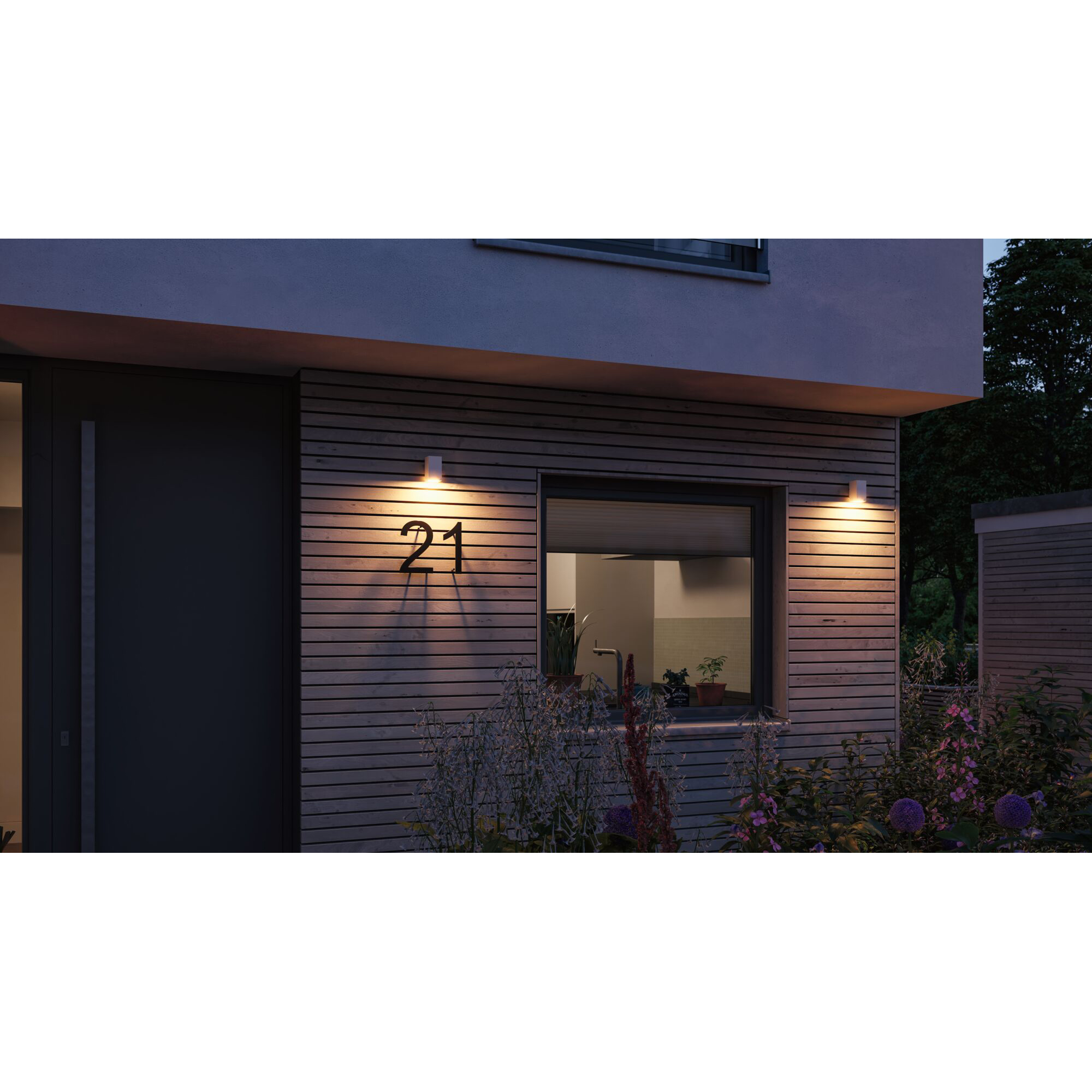 Fasadbelysning Paulmann Flame LED Nedåtljus IP44 230V
