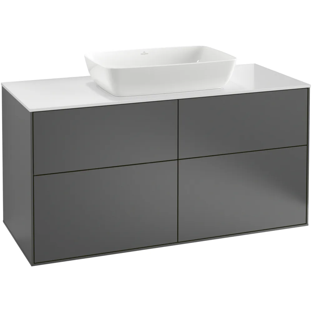 Tvättställsskåp Villeroy & Boch Finion med 4 Lådor och Bänkskiva för Fristående Tvättställ från Artis & Collaro