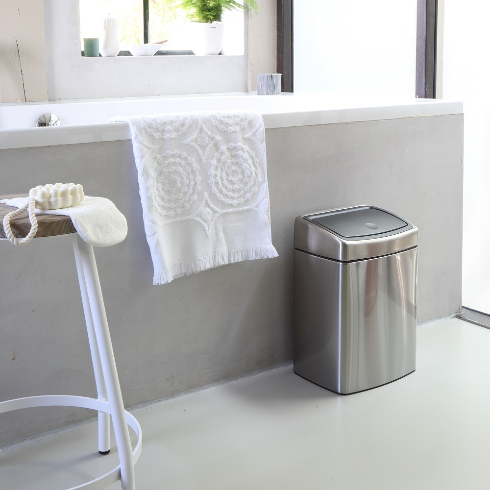 Touch Bin® 10 Ltr Matt Stål Färg: Matt Stål