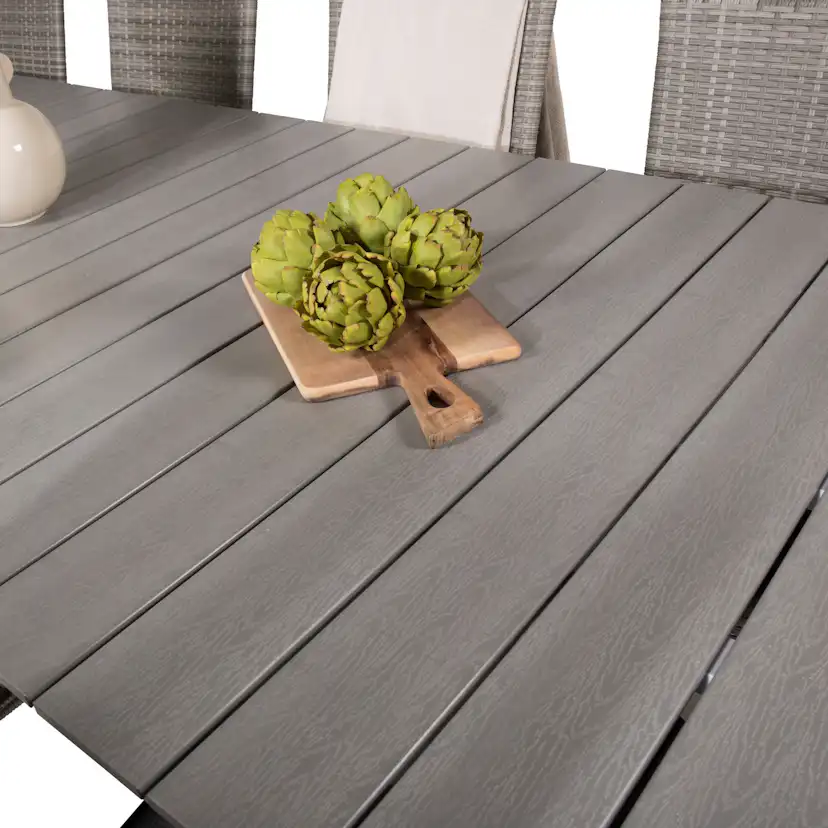 Matgrupp Venture Home Lova 224/324 med 10 Asta Karmstolar