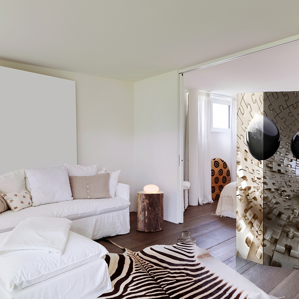 Rumsavdelare Skärmvägg Arkiio Golden Jigsaw 135x172 cm