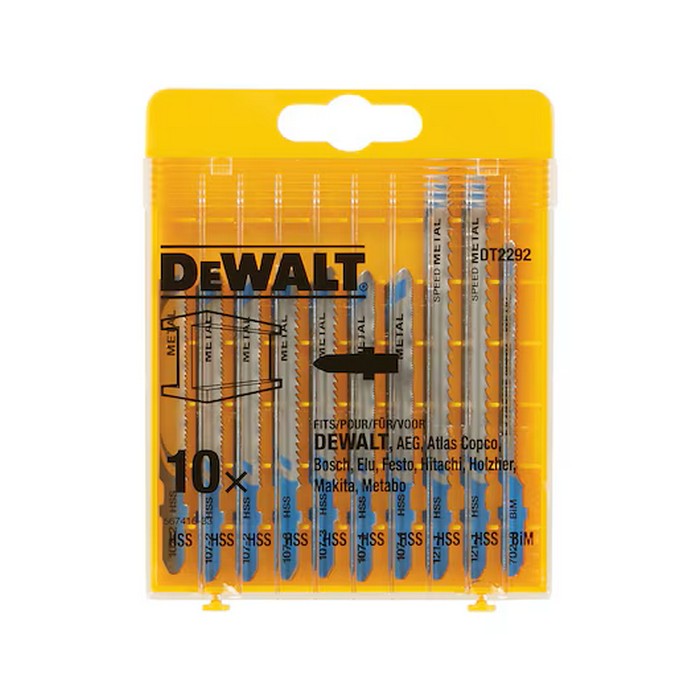 Sticksågsblad DeWalt DT2292 För Metall 10 Delar