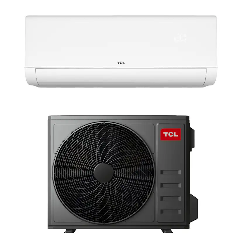 Luftvärmepump TCL BreezeIN 2.0 P9 S18P9S1 Värme 6,8kW A+++ med Antracitgrå utomhusdel