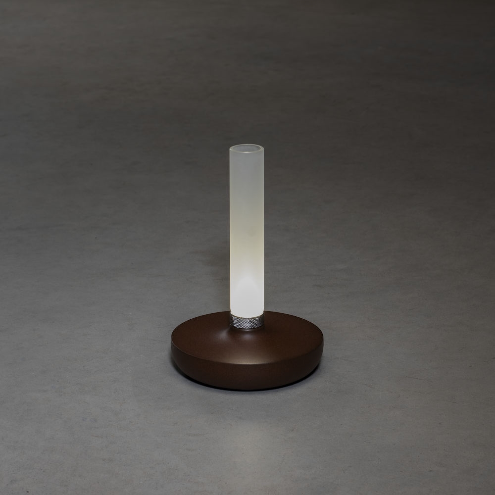 Biarritz bordslampa rost USB Rost