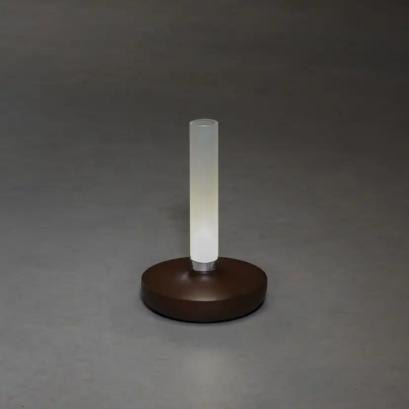 Biarritz bordslampa rost USB Rost