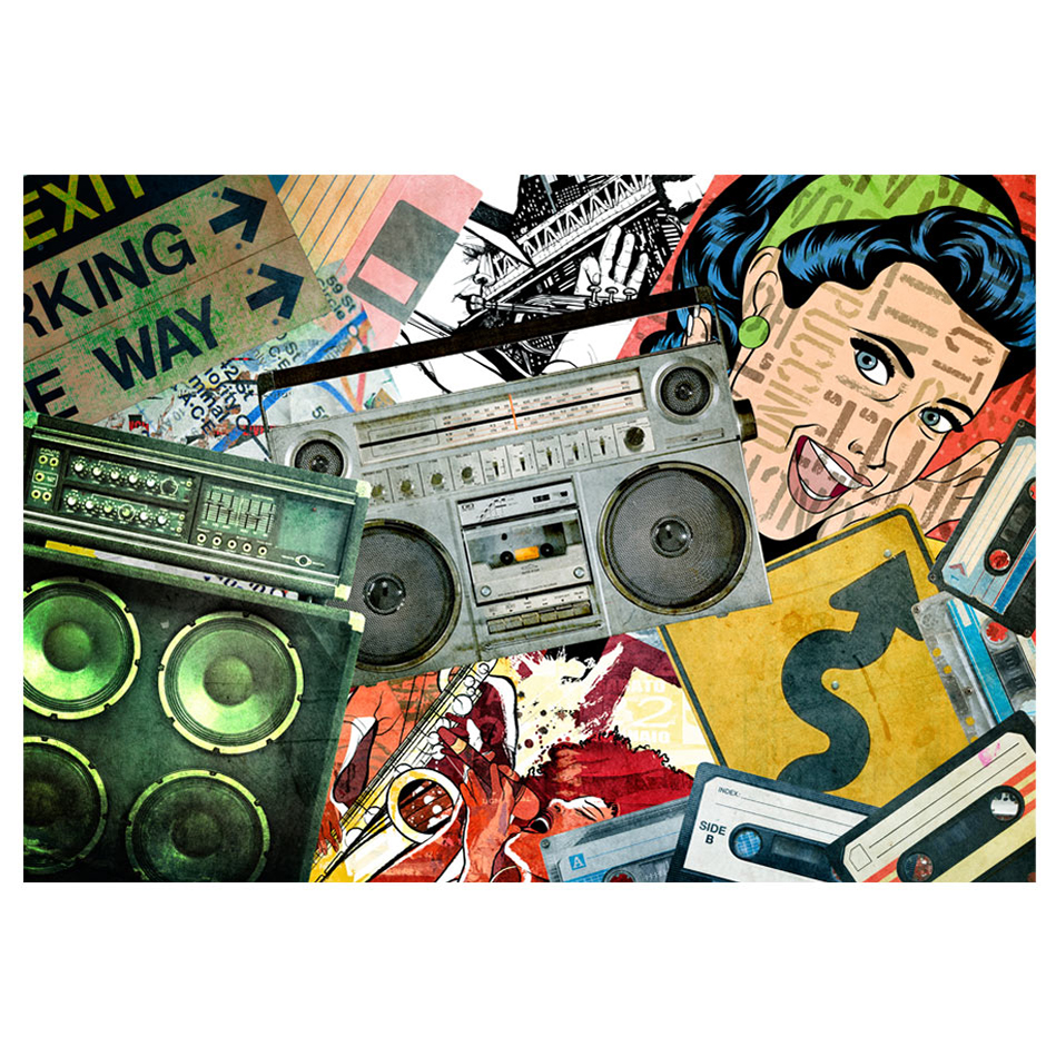 Fototapet Arkiio Graffiti Girl