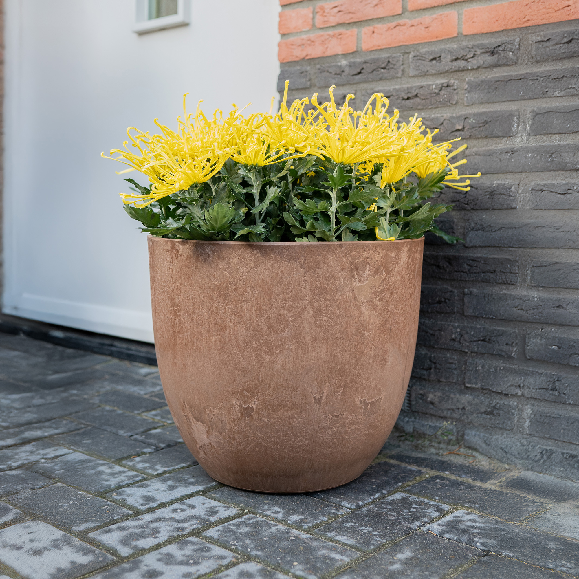Kruka ArtStone Bola Brun 55 x 45 cm