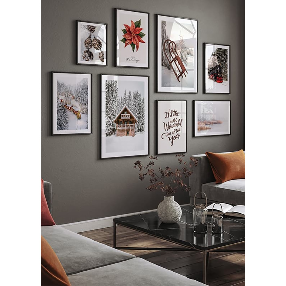 Poster Gallerix Cabin In Snow No4