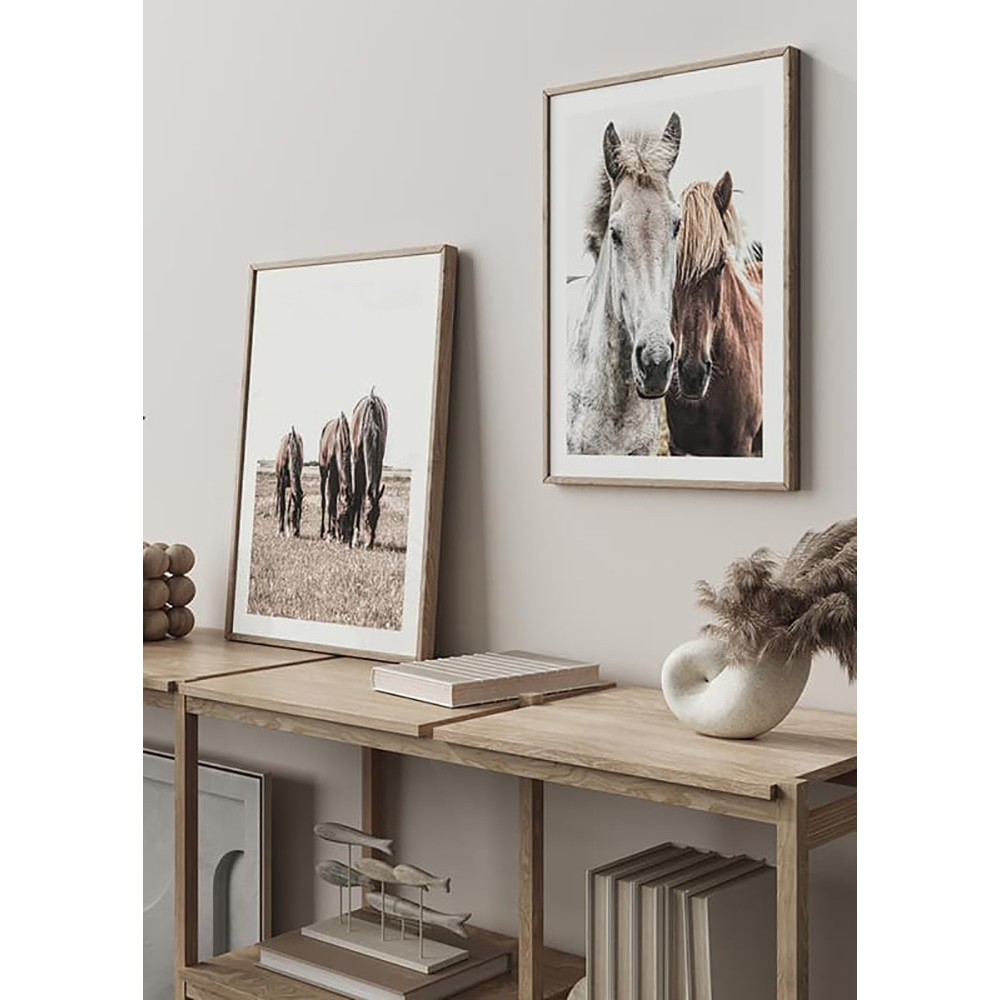 Poster Gallerix Wild Horses Up Close