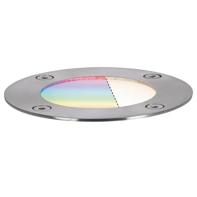 LED Infälld Markbelysning Paulmann Plug & Shine Smart Home Zigbee 3.0 Floor Profil IP67 RGBW+ 3,7W