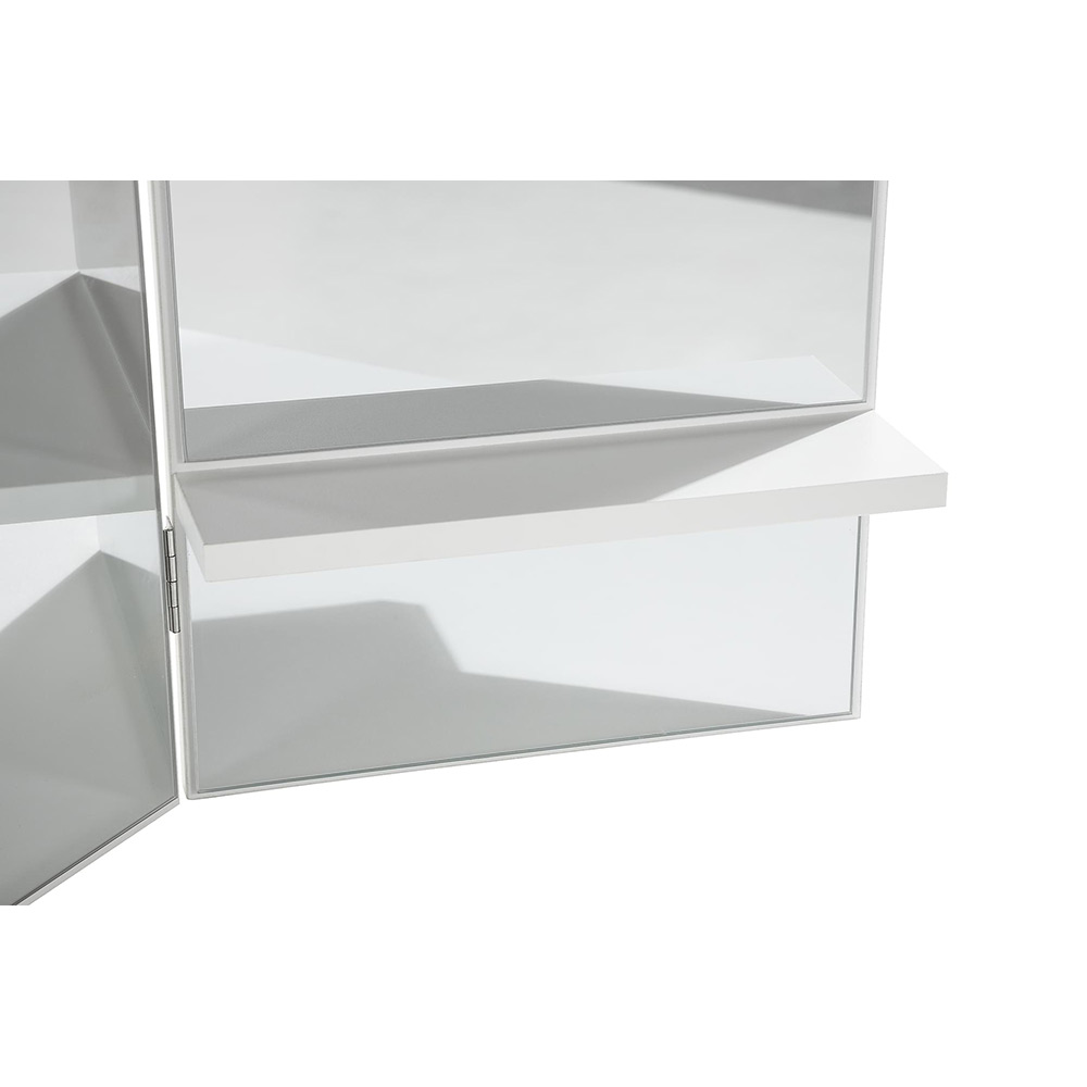 Sminkbord In Living Hidingsta med Spegel, Lådor & Pall