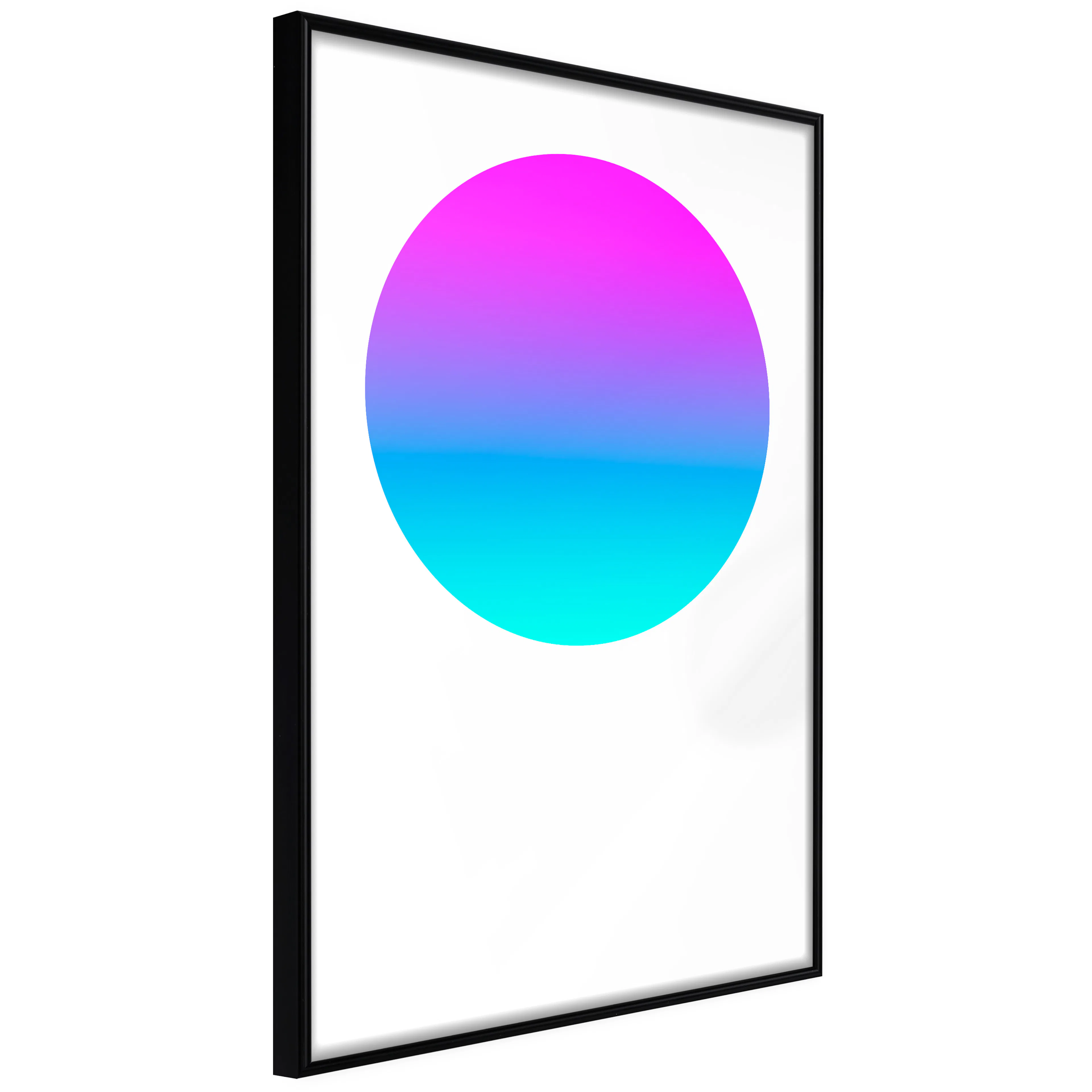 Affisch - Colourful Circle [Poster] 20x30 Svart ram, 20x30 cm