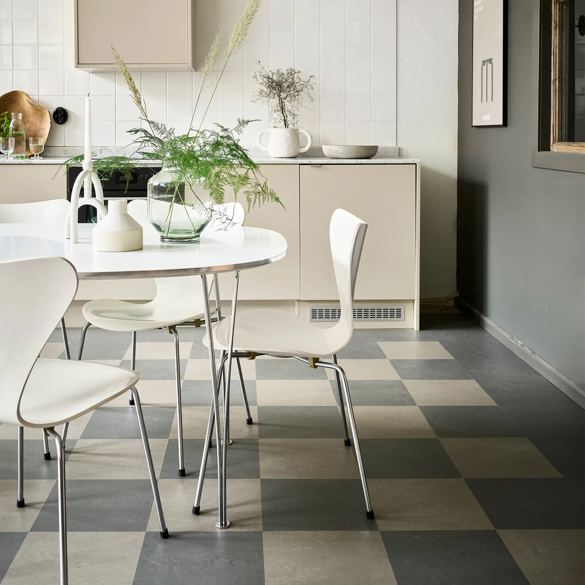 Linoleumgolv Forbo Marmoleum Click Liquid Clay 60x30 cm