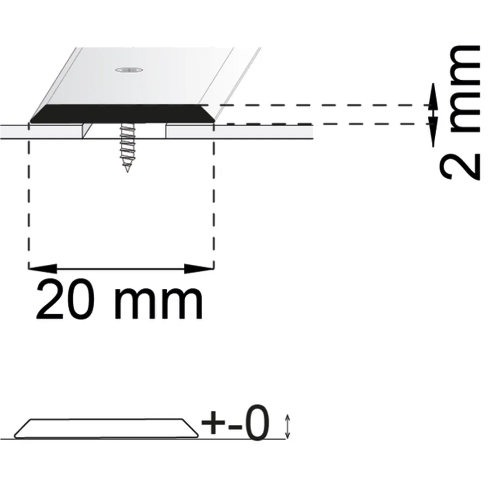 Skarvlist Habo A25 Mässing 20 mm