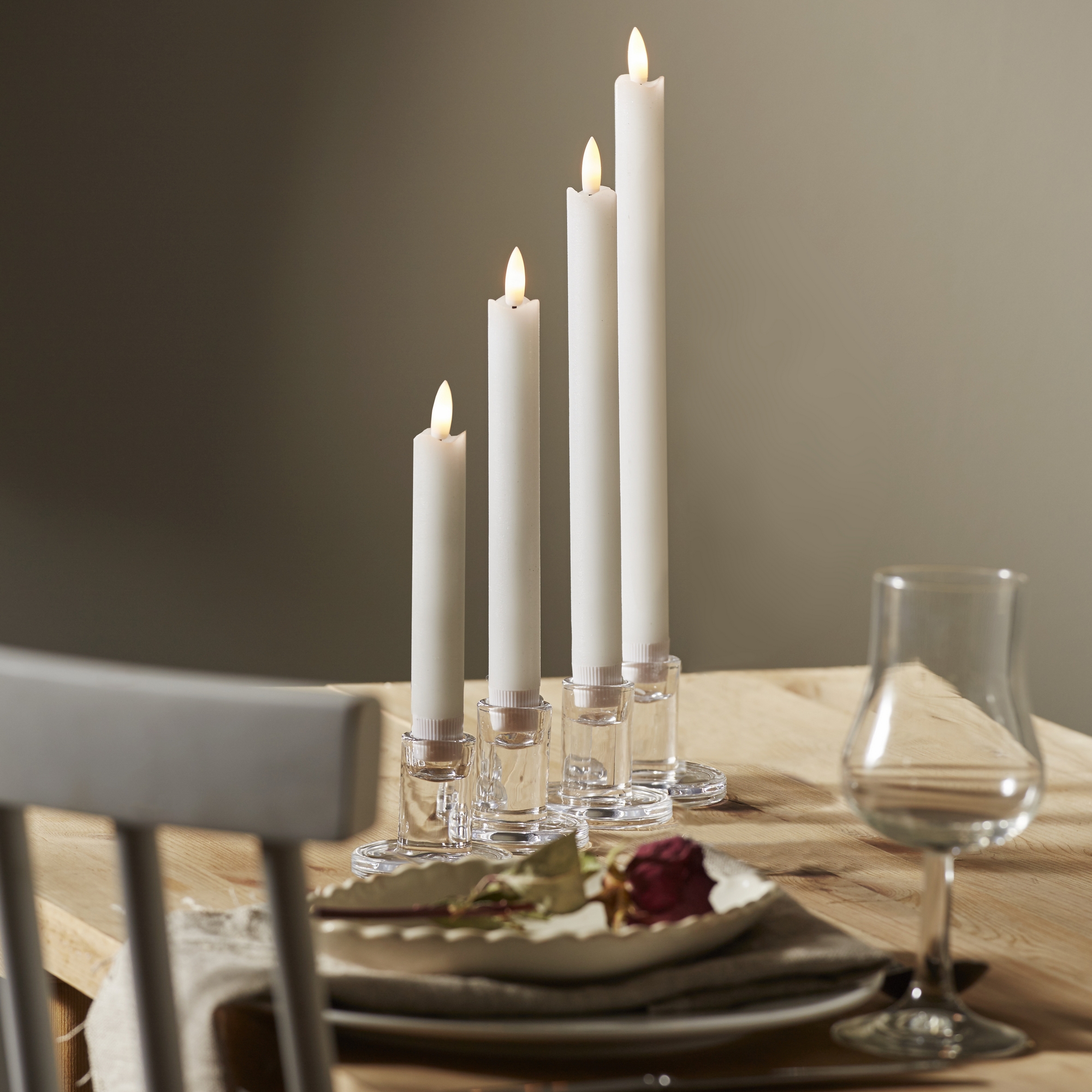 Antikljus Star Trading 4-pack Flamme LED