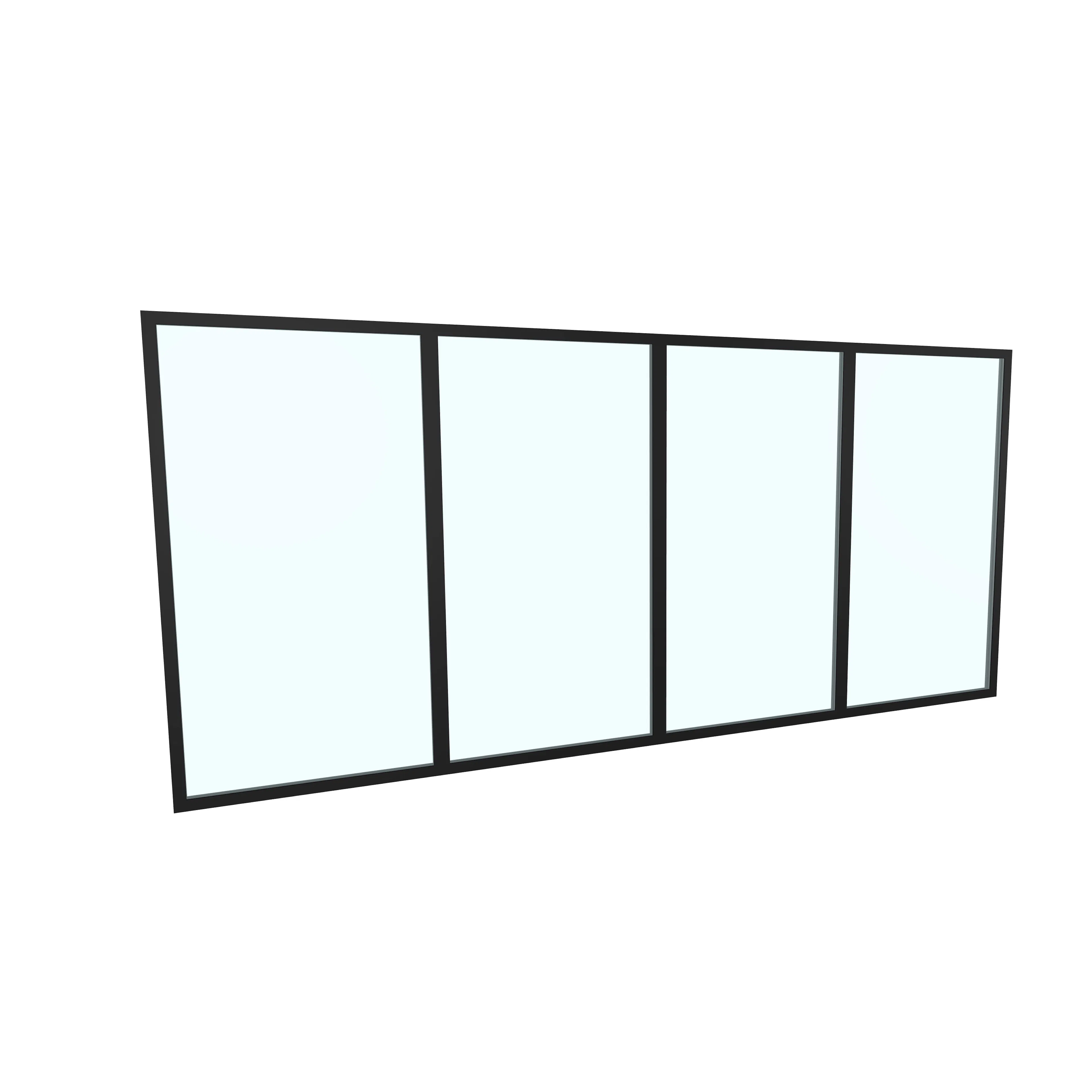 Landskap Fast väggparti Robust B4288xH1904 svart Vår och hös B4288 x H1904 mm - Svart