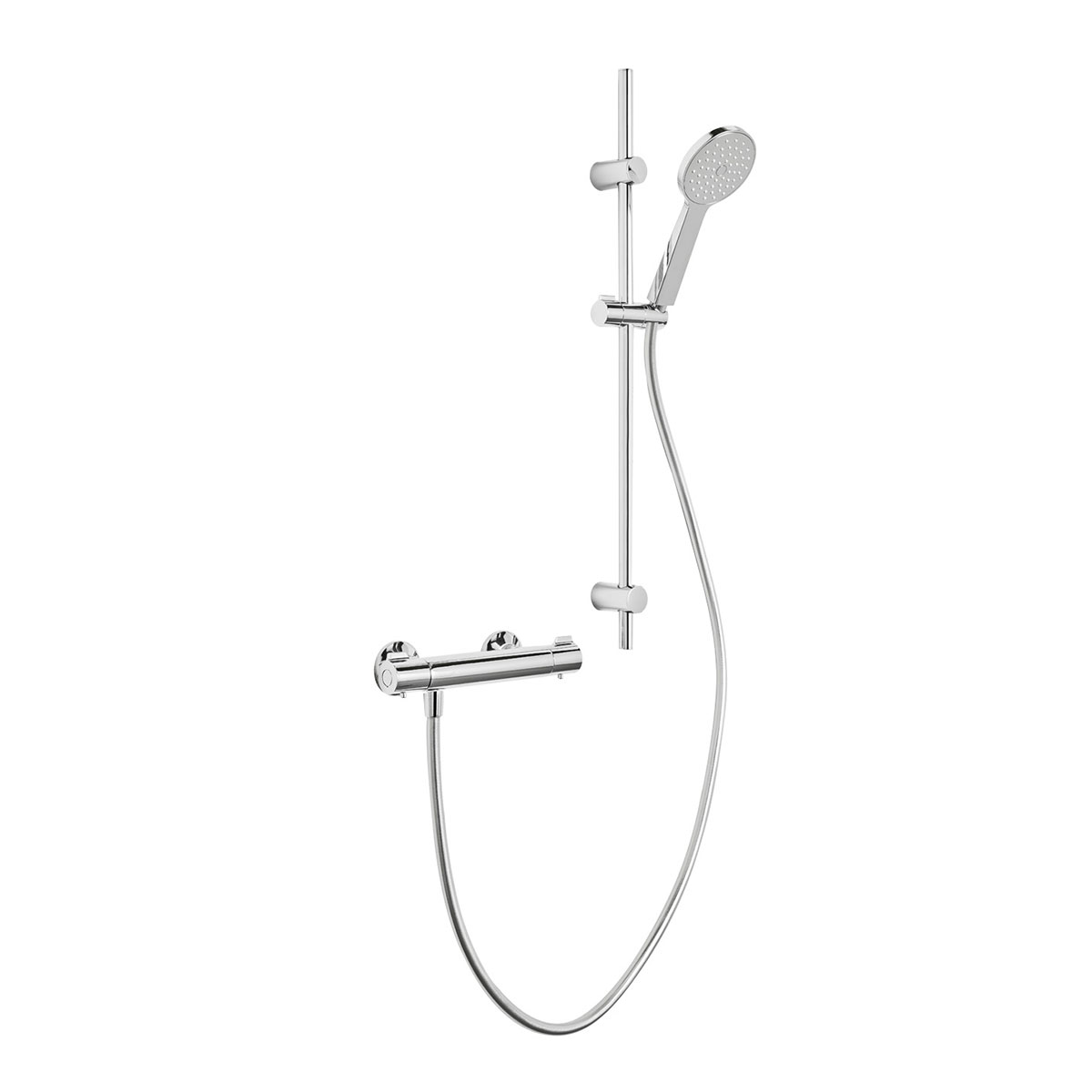 DUSCHSET GAIA  MED DUSCHBLANDARE SMARTMIX KROM CC150 Krom, 150 C/C