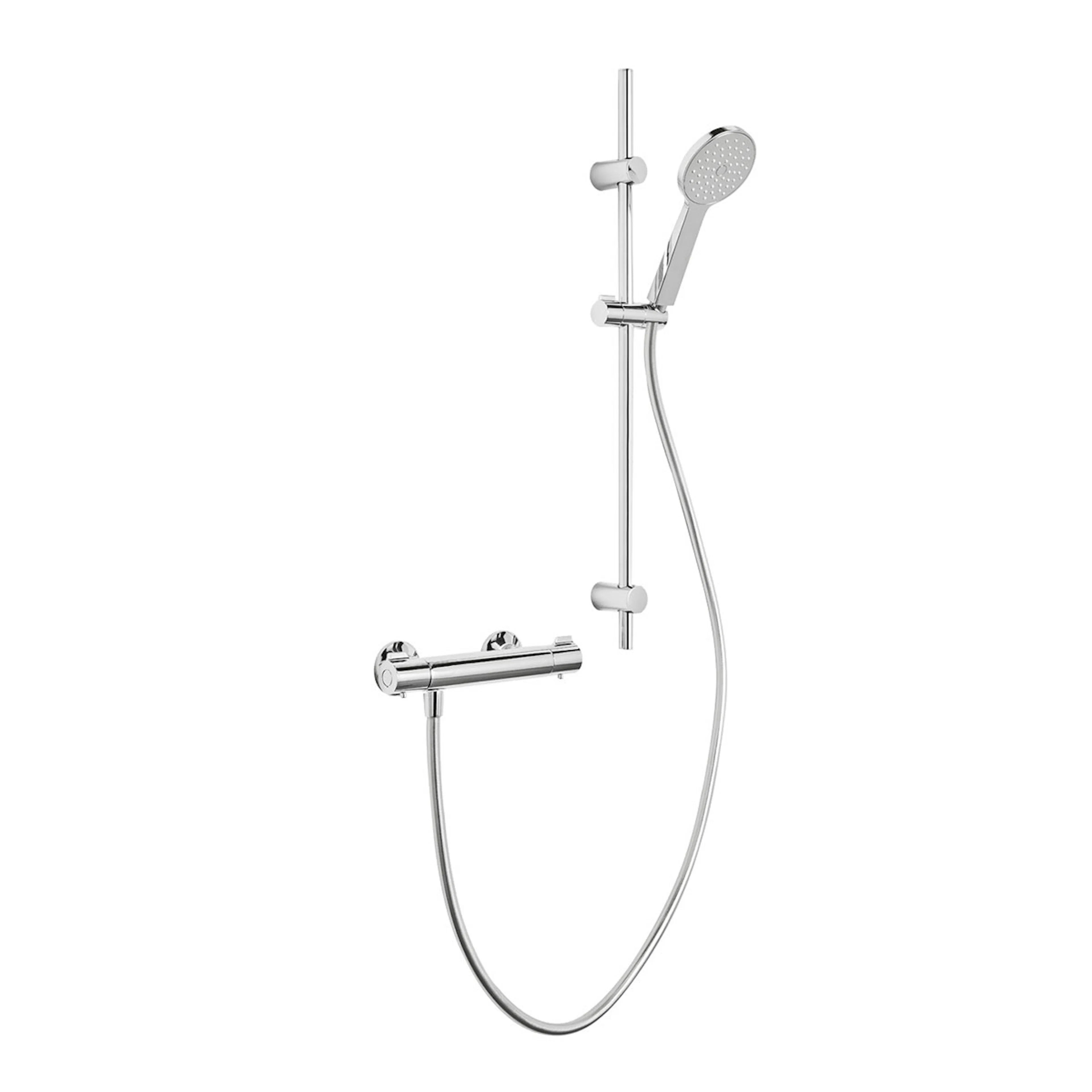 DUSCHSET GAIA  MED DUSCHBLANDARE SMARTMIX KROM CC150 Krom, 150 C/C