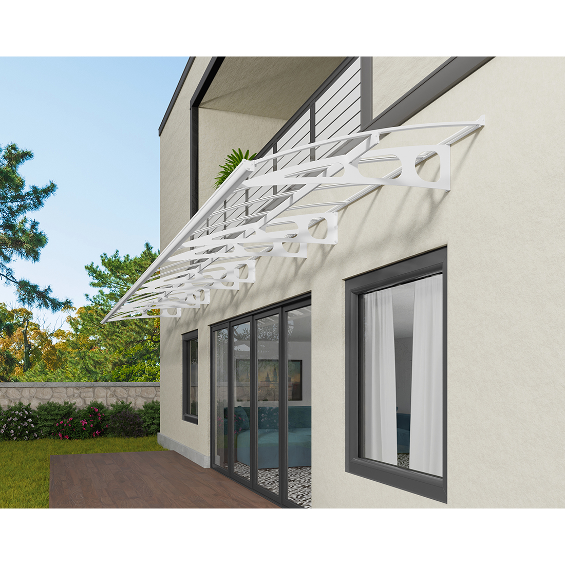 Entrétak Canopia by Palram Bordeaux Klar 1,4 X 8,9 m