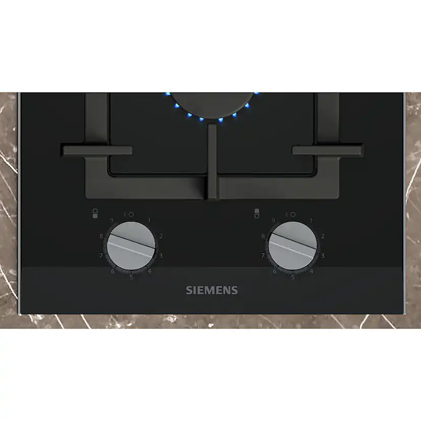 Gashäll Siemens ER3A6BI40 iQ700 30 cm Domino Svart Glaskeramik