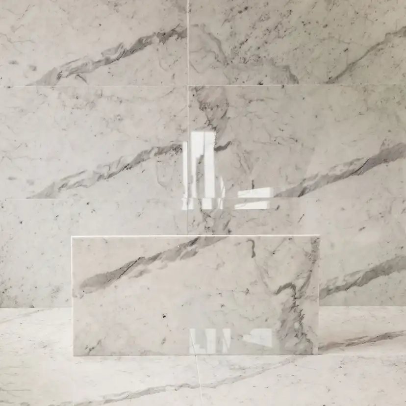 Marmor Arredo Carrara C Polerad Vit 30x60 cm