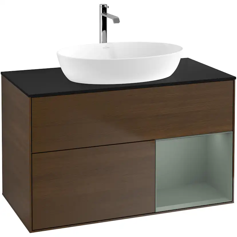 Tvättställsskåp Villeroy & Boch Finion med 2 Lådor Hylla och Bänkskiva för Fristående Tvättställ från Artis & Collaro