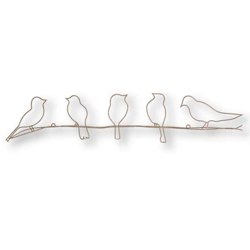Metallkonst Art for the Home Fåglar