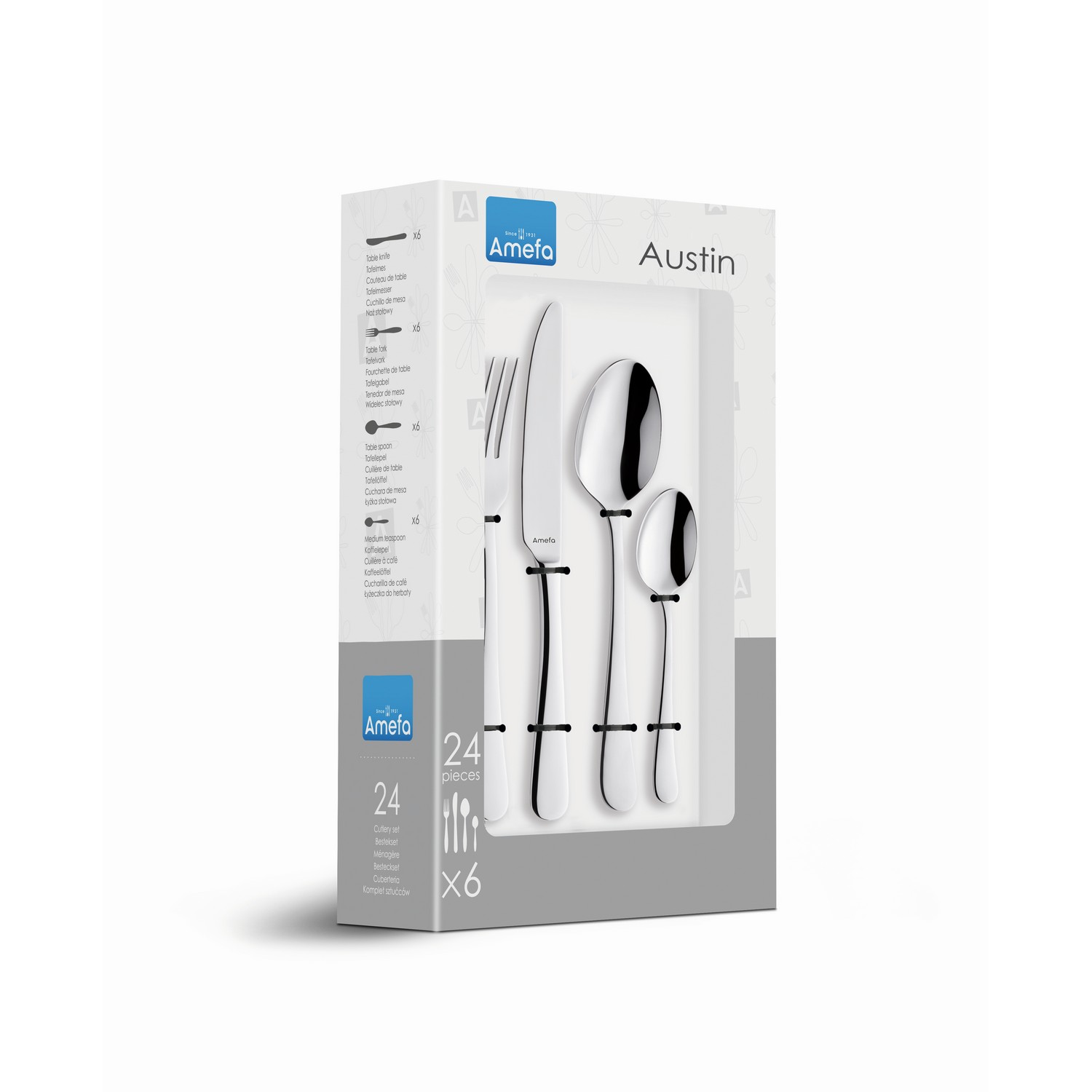 Bestickset Amefa Austin 24 Delar