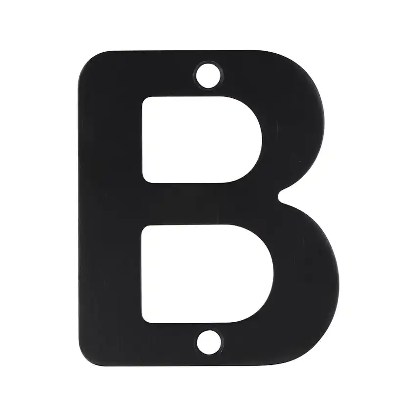 HUSBOKSTAV B SVART Mattsvart, B