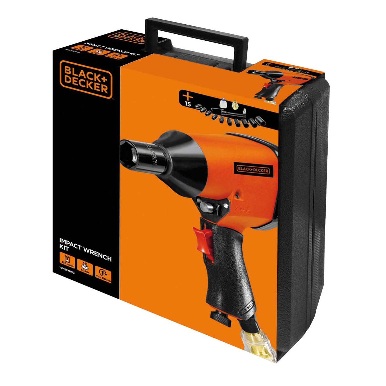 Mutterdragare Black & Decker Kit M. Väska