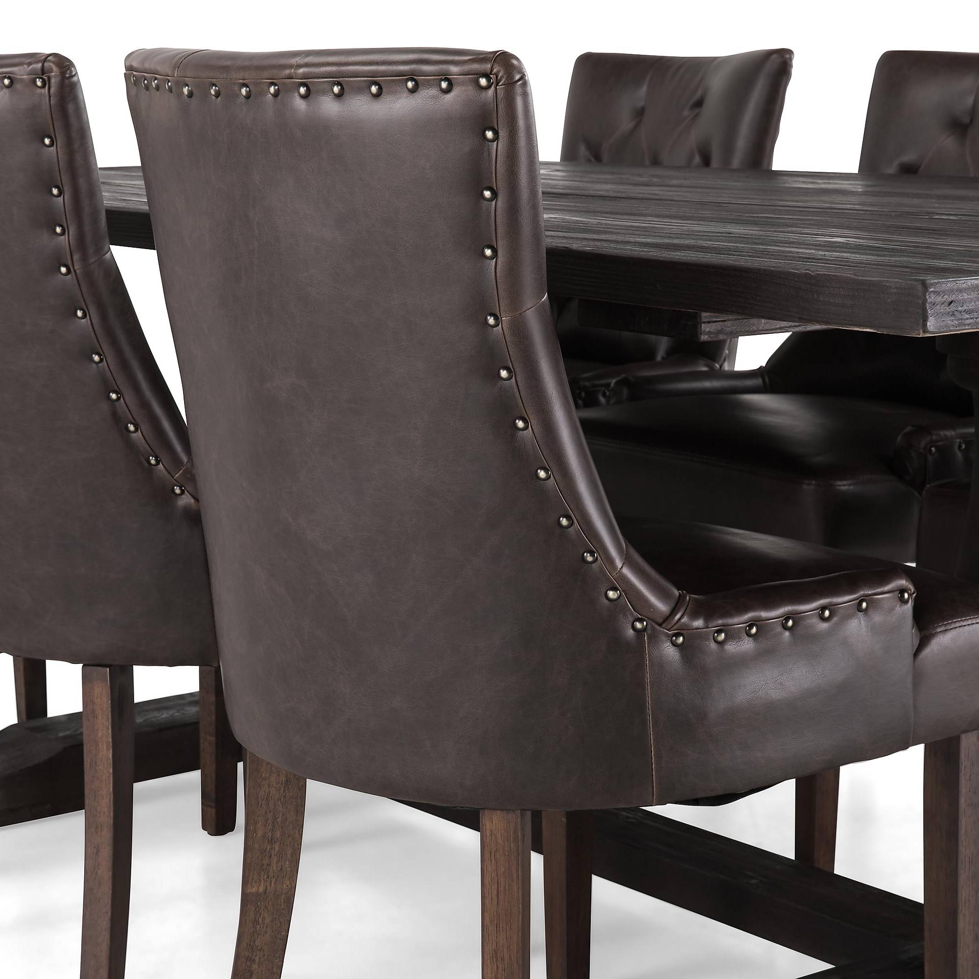 Matgrupp Bloomington Dijon Rektangulärt Matbord 200 cm med 6 Tuva Matstol