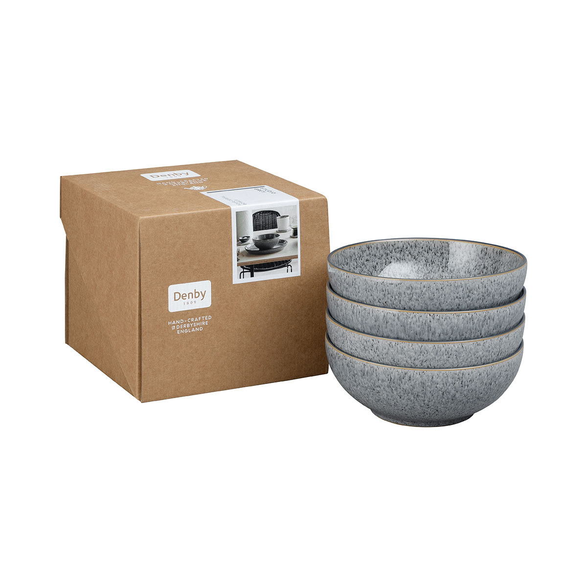 Flingskål Denby Studio Coupe 17 cm 4-pack