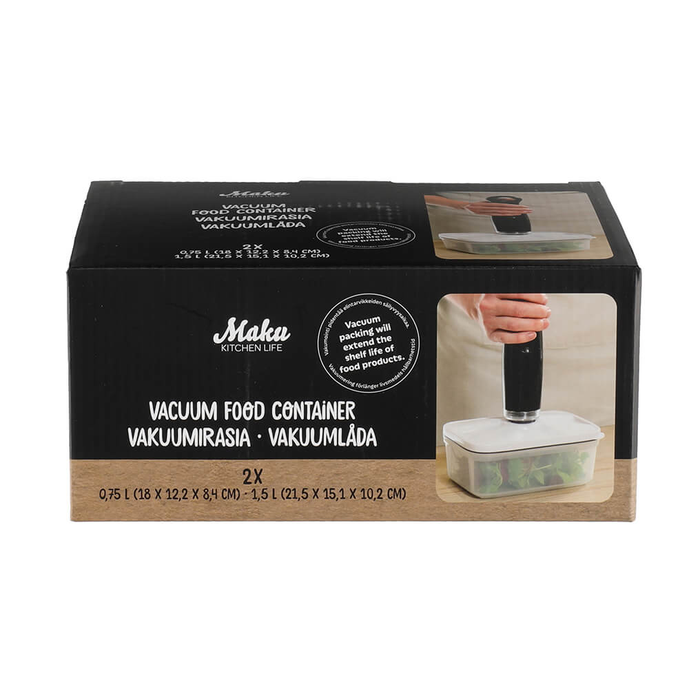 Vacuumbehållare MAKU 2 st