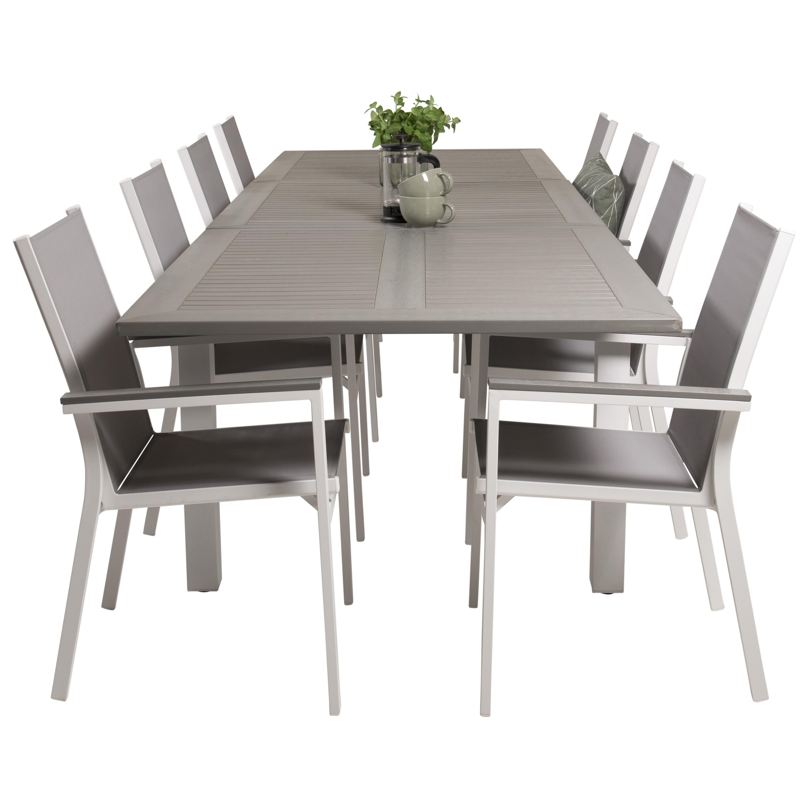 Matgrupp Venture Home Aleyna 224/324 med 8 Pincy Stolar