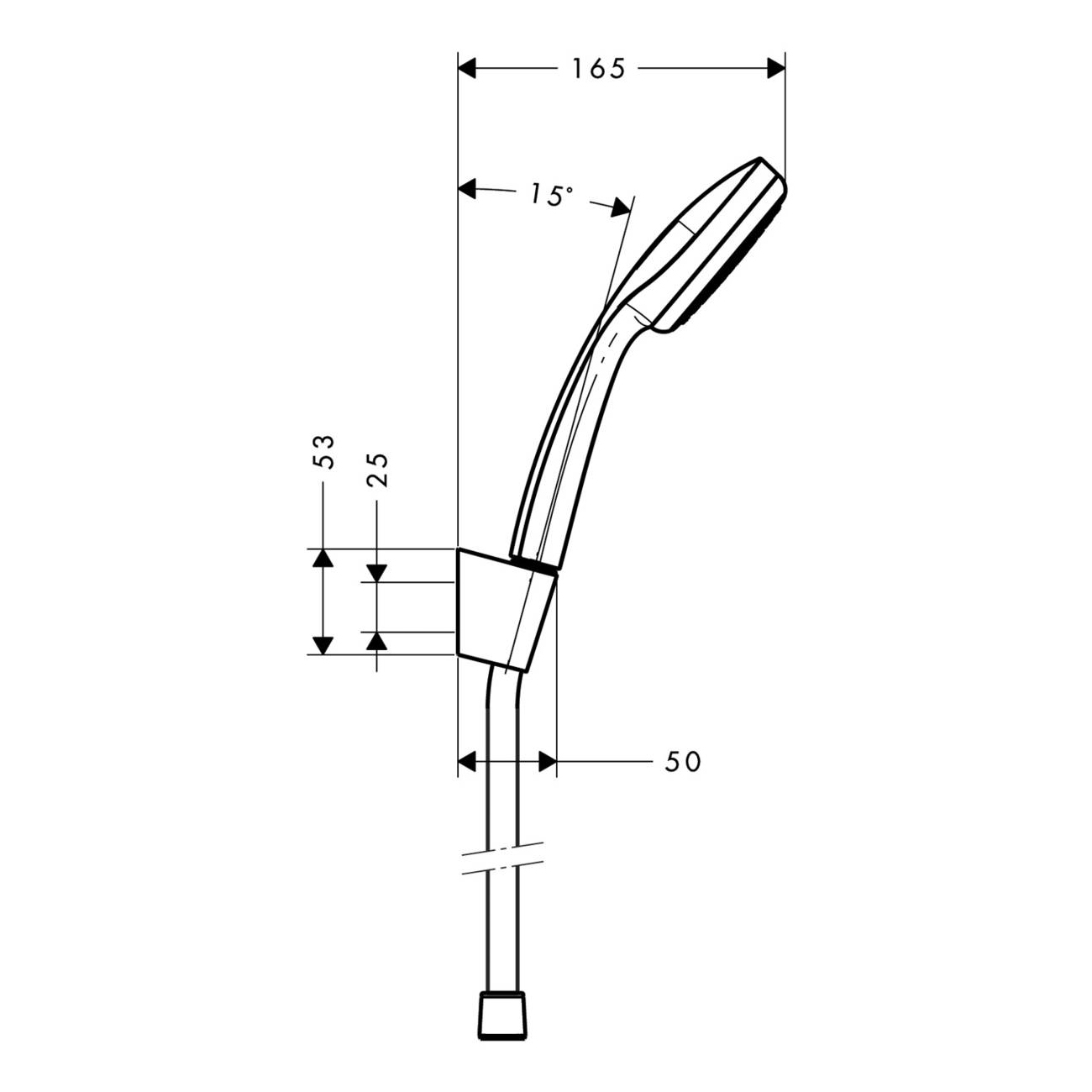 Duschhållarset Hansgrohe Croma