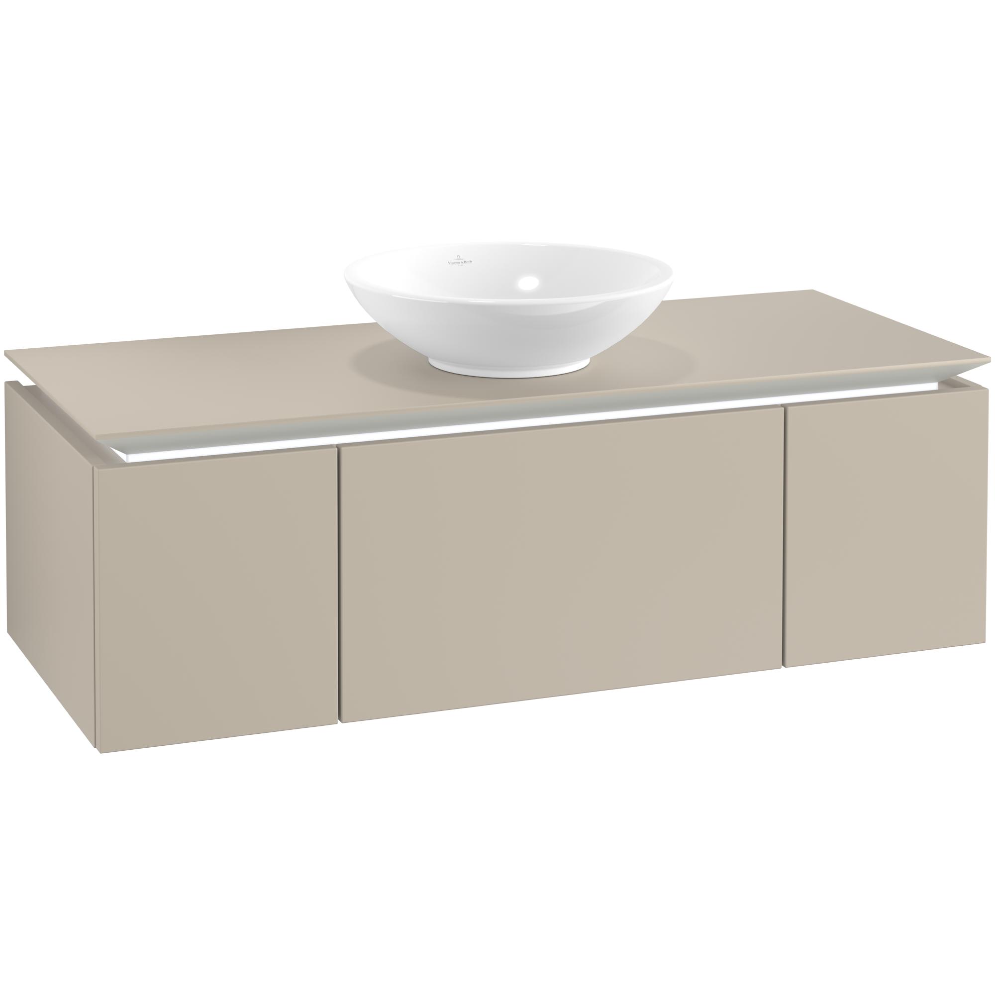 Tvättställsskåp Villeroy & Boch Legato Kompakt med 3 Lådor för Ytmonterat Tvättställ från Övriga V&B Serier