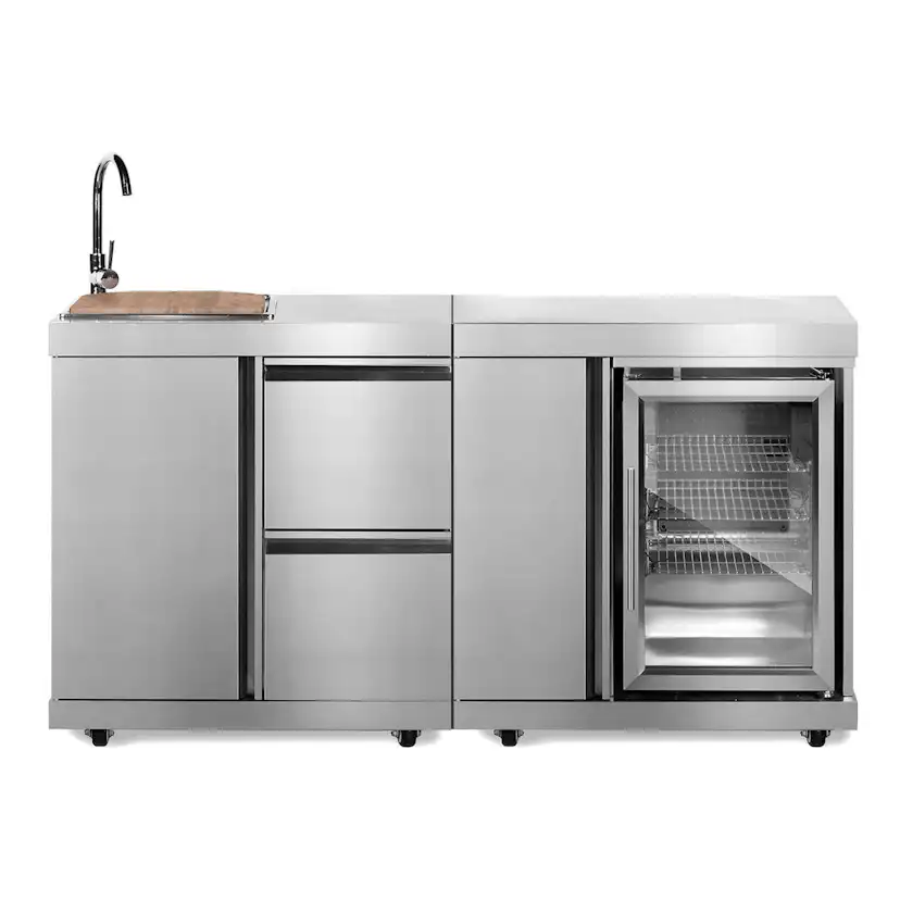 Modul Myoutdoorkitchen Kyl & Diskbänk Duopaket