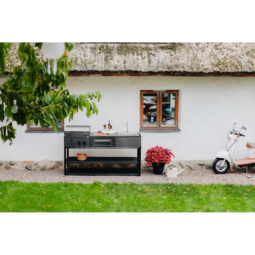 Förvaringsmodul med arbetsbänk Myoutdoorkitchen Nordic Line