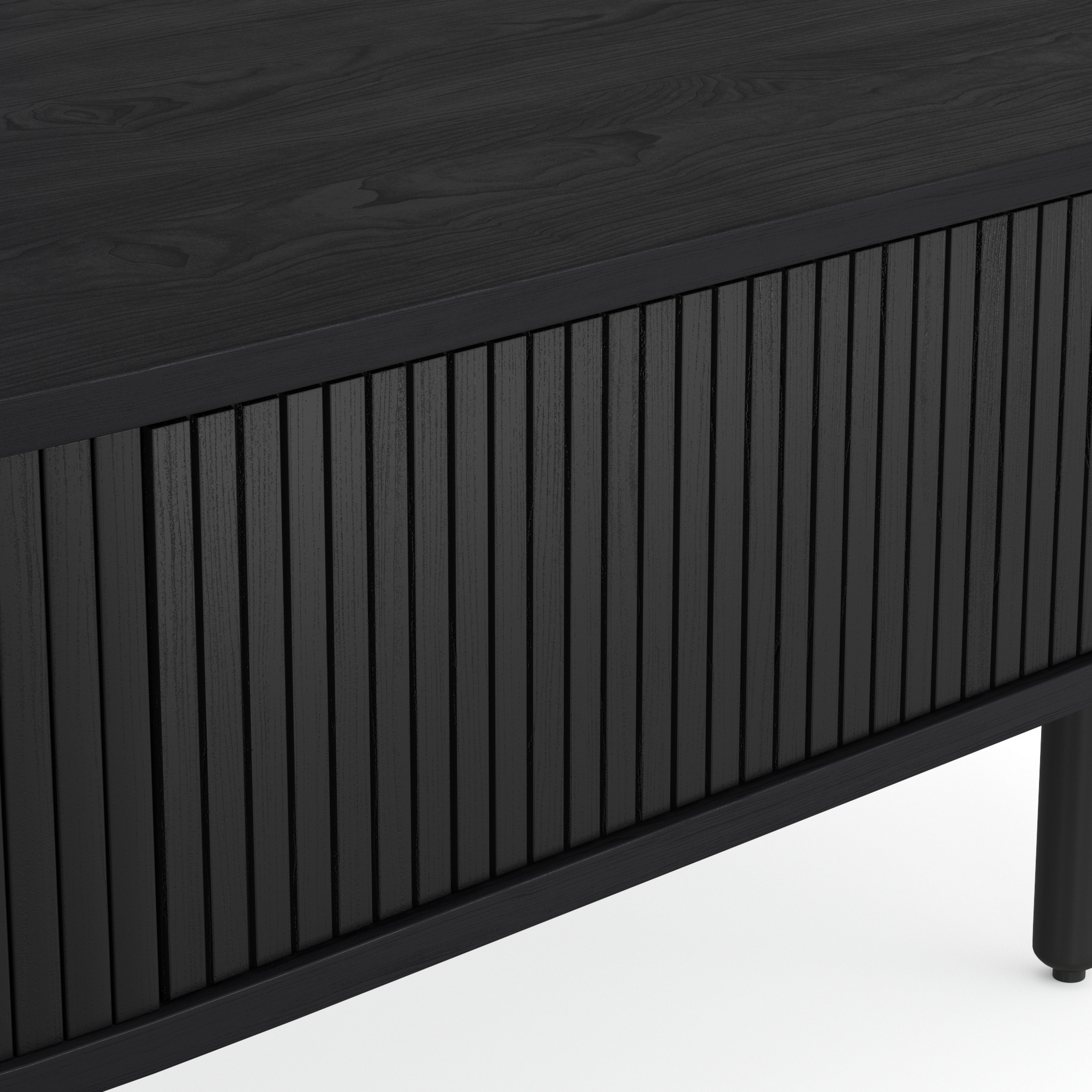 Soffbord Bark Noira Ovalt Bord med Förvaring 118cm