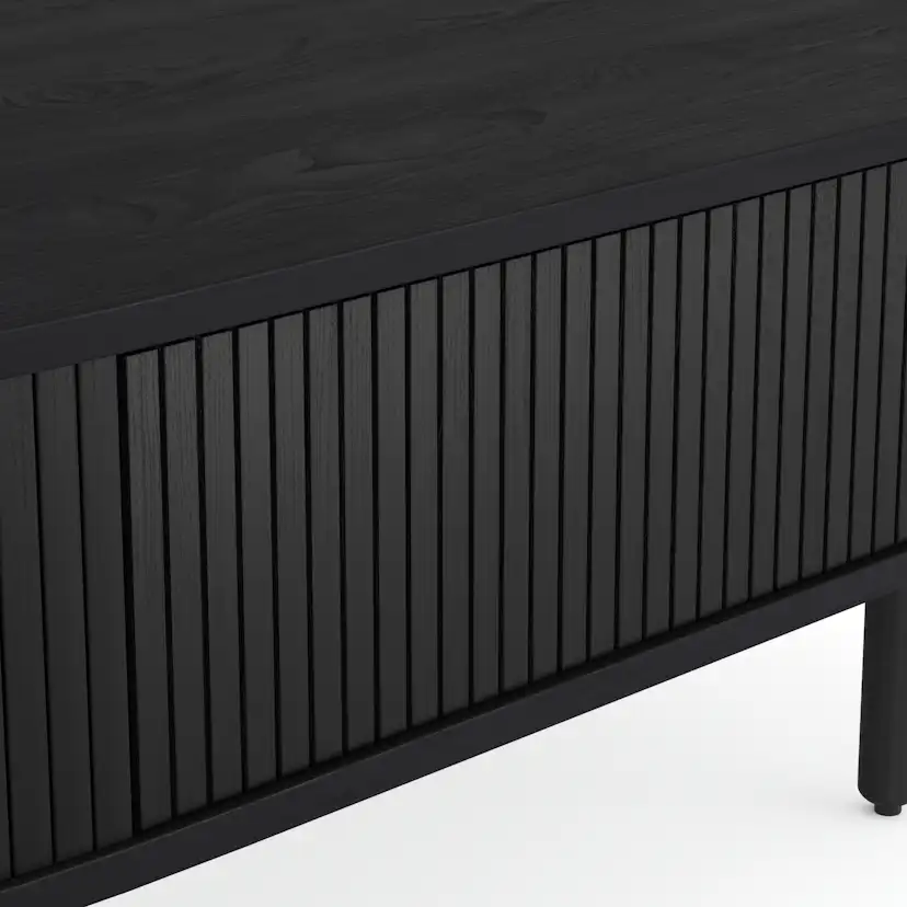 Soffbord Bark Noira Ovalt Bord med Förvaring 118cm
