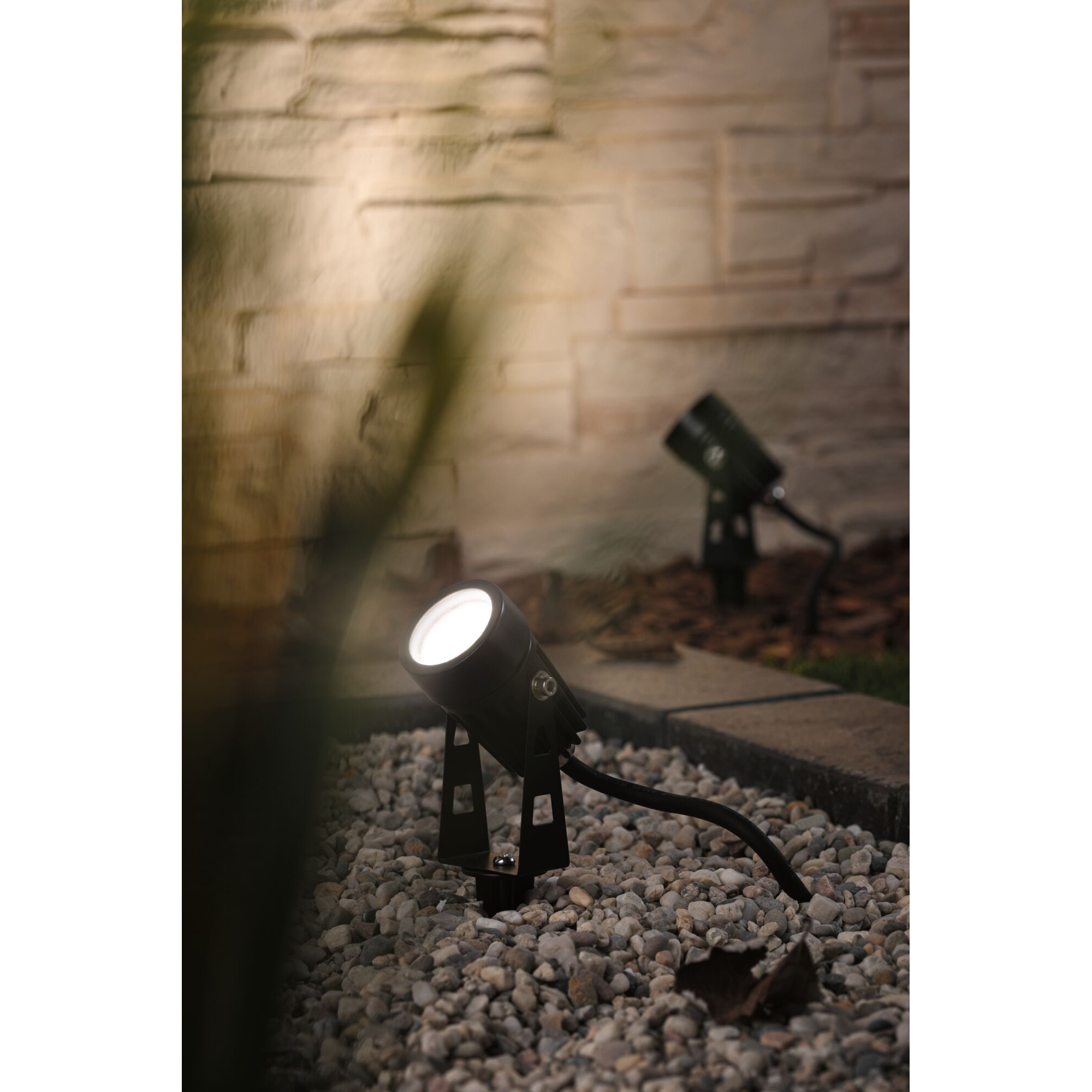 Spotlight Paulmann Basic Spot Plug & Shine LED IP65 24V 3-pack med Transformator och kabel