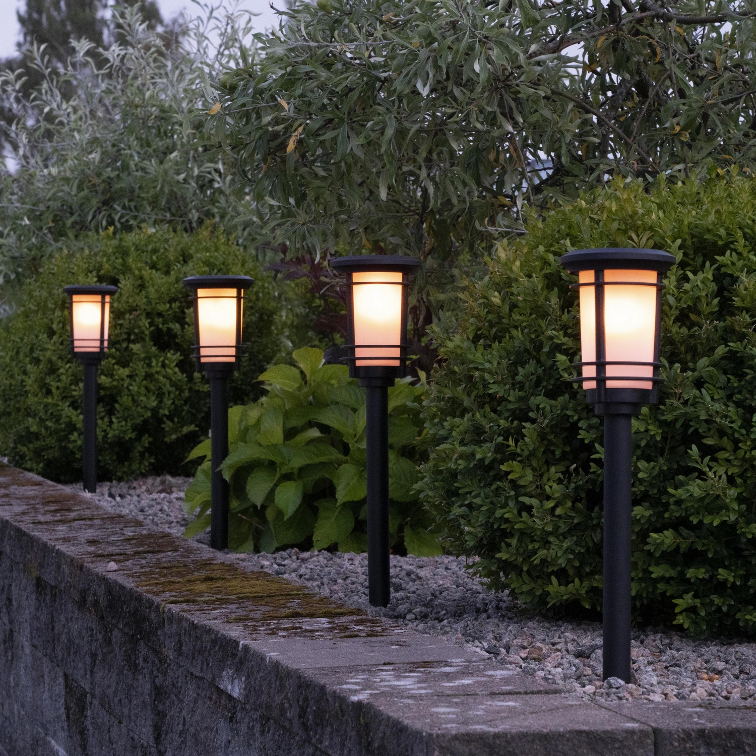 Solcellsfackla Star Trading Flame Path Design Twilight