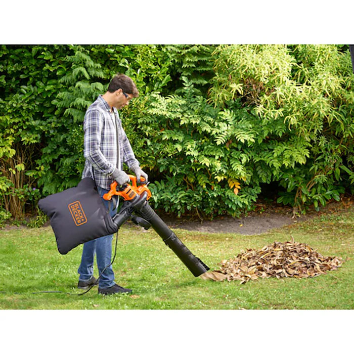 Lövblås Black & Decker BEBLV260 2600W 40L