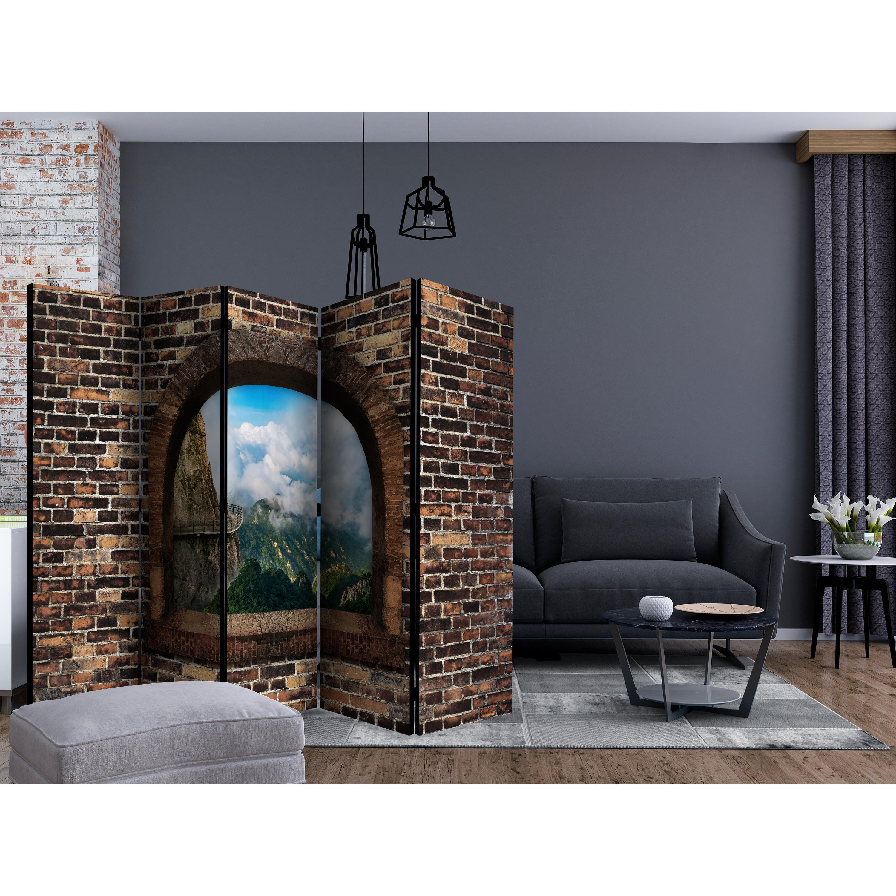 Rumsavdelare Skärmvägg Arkiio Stony Window Mountains II 225x172 cm