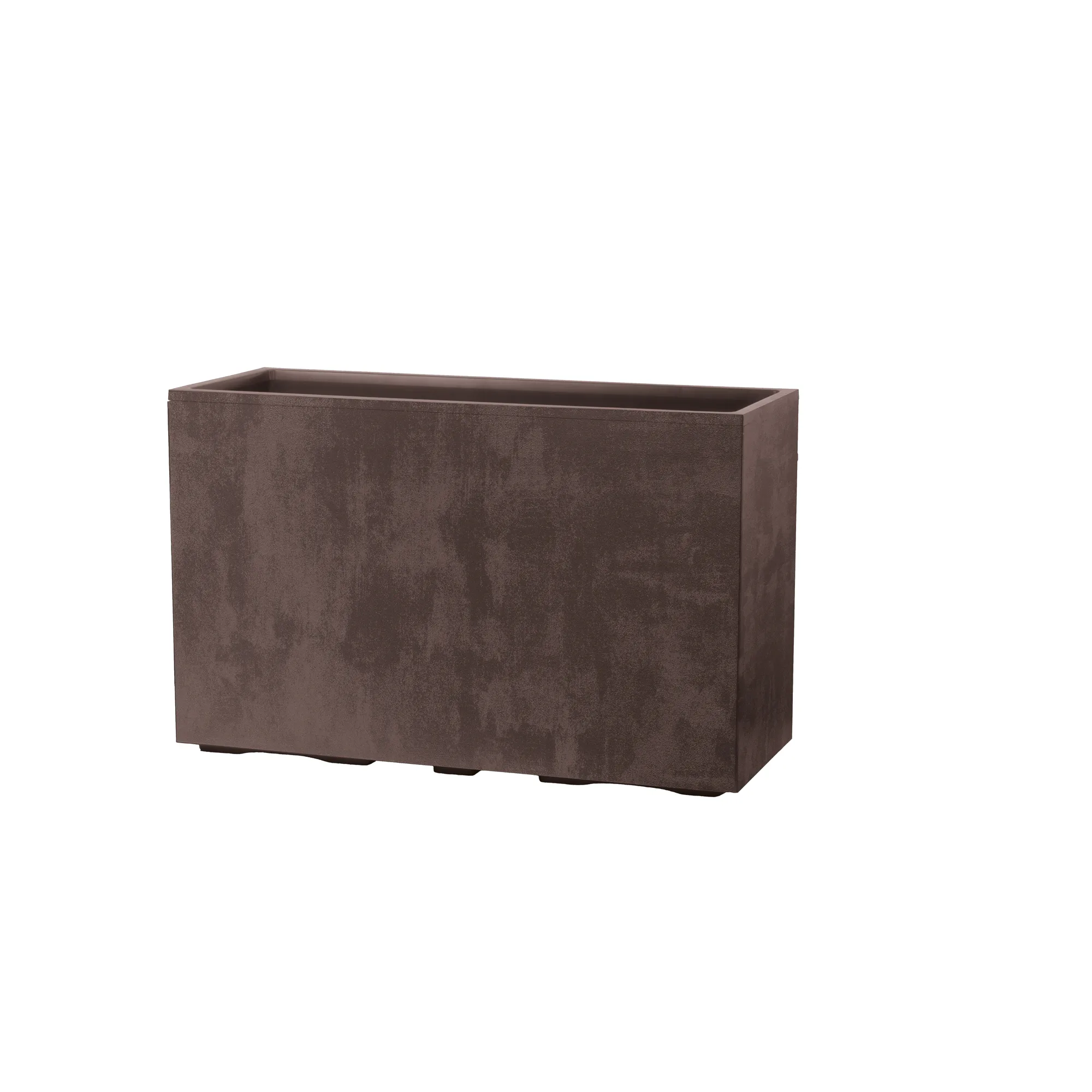Kruka Deroma Millennium Brownstone Rektangulär Med Hjul 98 x 37,5 x 62 cm