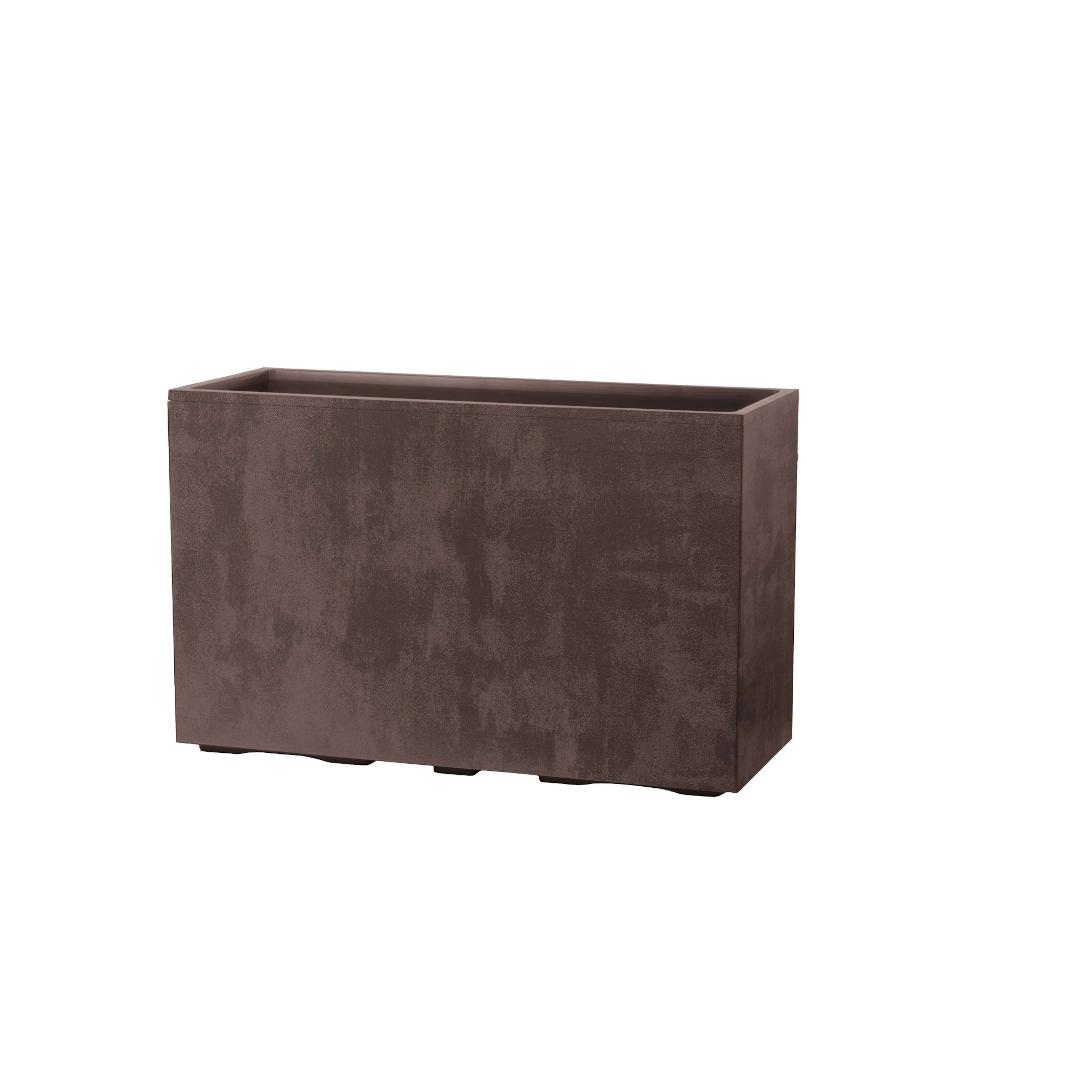 Kruka Deroma Millennium Brownstone Rektangulär Med Hjul 98 x 37,5 x 62 cm