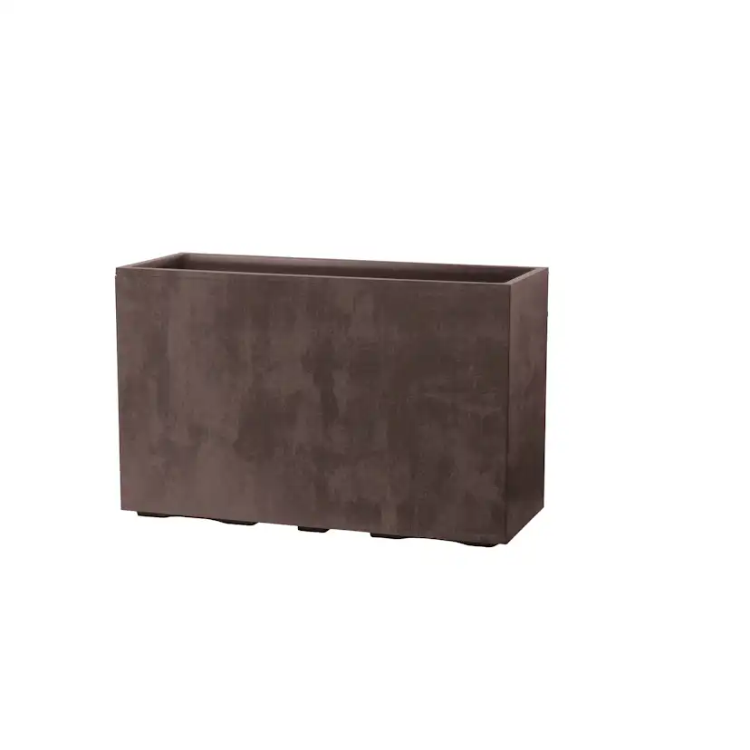 Kruka Deroma Millennium Brownstone Rektangulär Med Hjul 98 x 37,5 x 62 cm