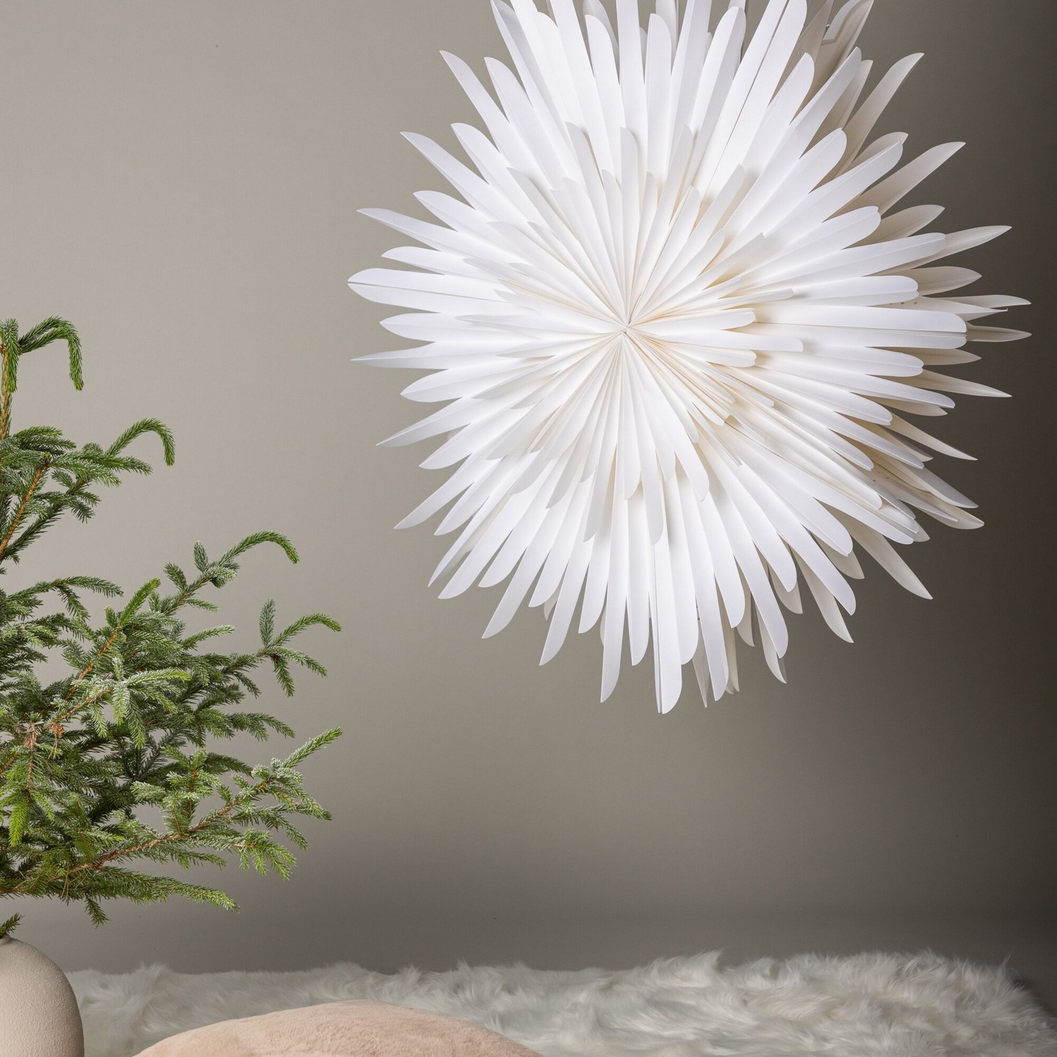 Sälen 100cm Pendant Lamp - White /  White Vit, 100 cm