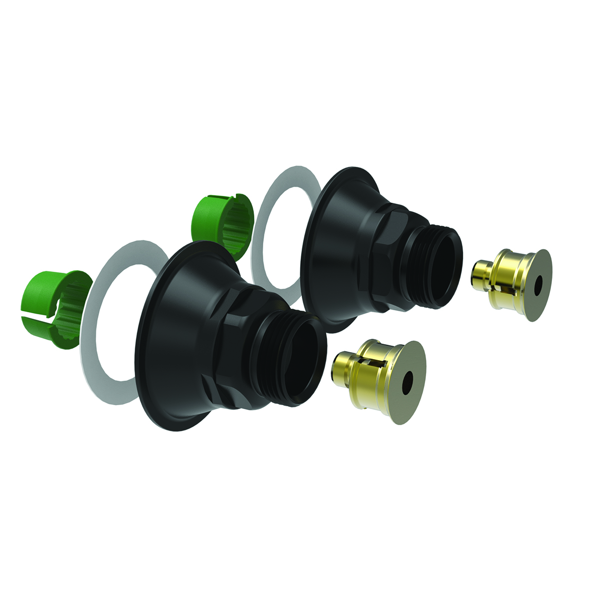 Blandarfäste Vatette Väggenomföringssystem V6 150 cc