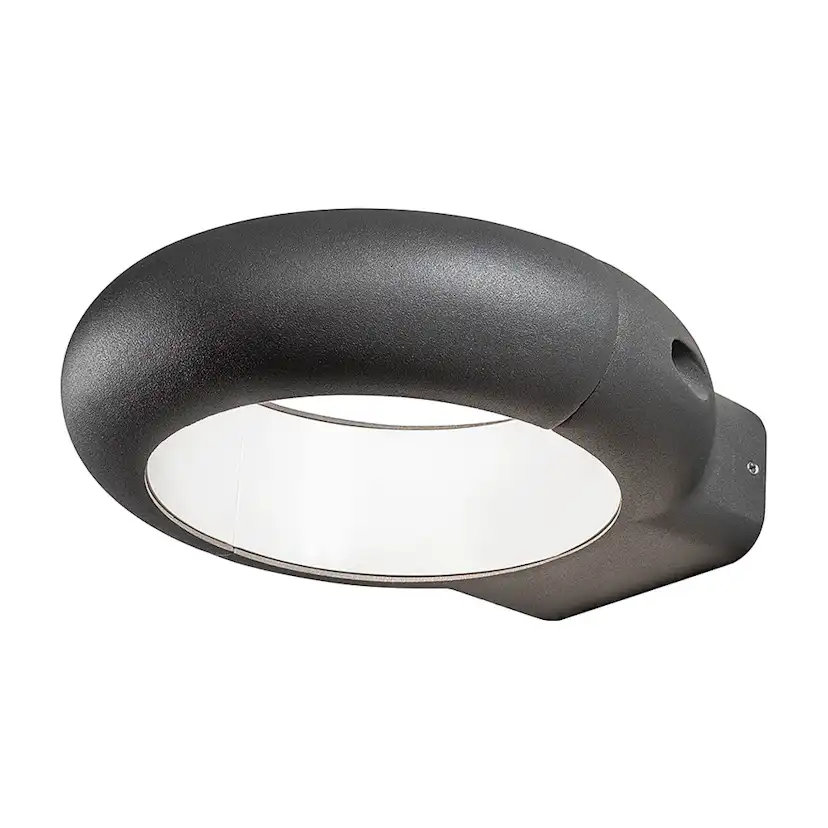 Vägglykta Gnosjö Konstsmide Rovigo 5W High Power LED Mörkgrå